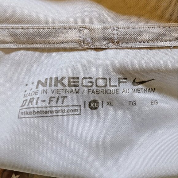 NIKE GOLF DRI-FIT Polo Shirt Multicolor Mens Size XL Embroidered Logos - Picture 7 of 9
